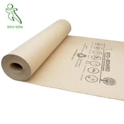 Papel impermeável para proteção temporária de pisos, resistente a impactos, para projetos de construção