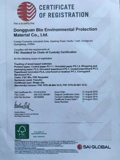 Dongguan Bto Environmental Protection Material Co., Ltd.